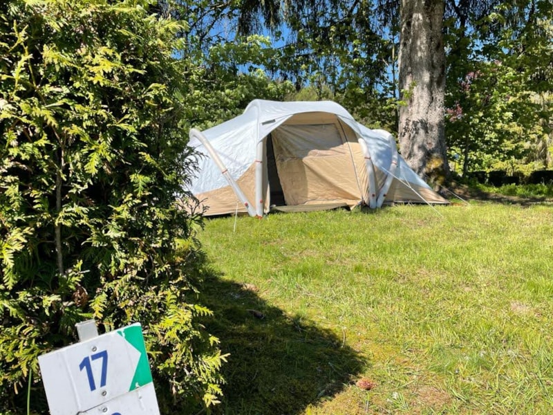 Campingplatz "bereit zum campen" komfort