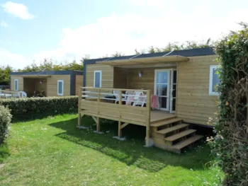 Mietunterkunft - Mobilheim Privilège 2 Zimmer+ Terrasse - Camping Eden Villages Cap de Bréhat