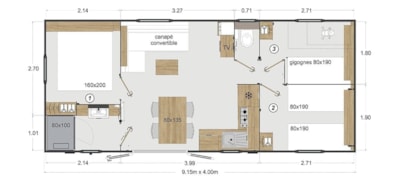 Panorama Mobile Home 3 bedrooms — 8