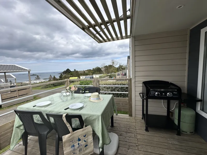 Mobil-Home Privilège 2 Chambres - 35M² Avec Terrasse En Bois