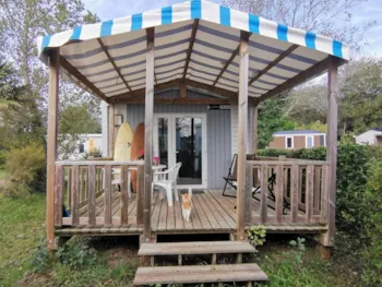 Mietunterkunft - Mobile Home Luxeriös Bora-Bora, 1 Zimmer| 18 M² | 🐕✔️ | 🚗 Inklusive - Sites et Paysages La Torche