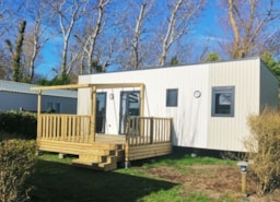 Huuraccommodatie(s) - Stacaravan Premium Hoëdic,3 Kamer, 34 M², Overdekt Terrass,Vaatwasser - Sites et Paysages La Torche