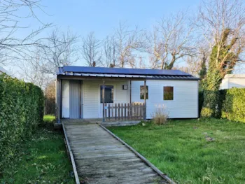 Mietunterkunft - Mobil Home Luxeriös Fidji Pmr 34 M², 2 Zimmer| 34 M² | 🐕✔️ |🚗 Inklusive - Sites et Paysages La Torche