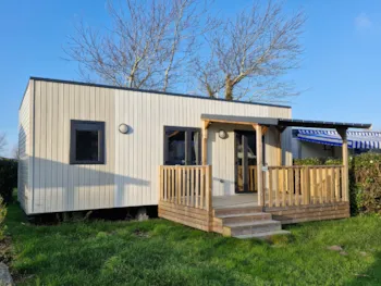 Mietunterkunft - Mobil Home Premium Cezembre, 2 Zimmer| 30 M² | 🐕❌ | 🚗 Inklusive - Sites et Paysages La Torche
