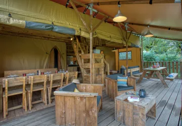 Location - Tente Safari - Camping Le Rocher de la Cave