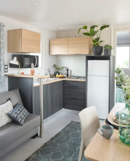 Accommodation - Mobil-Home Premium - Camping Le Rocher de la Cave