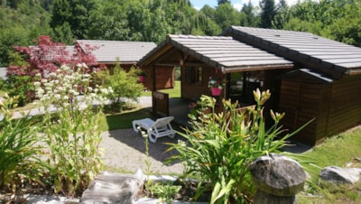 8.CHALET BOIS MONTAGNE 35m² met toegankelijk voor gehandicapten en terras * — 2