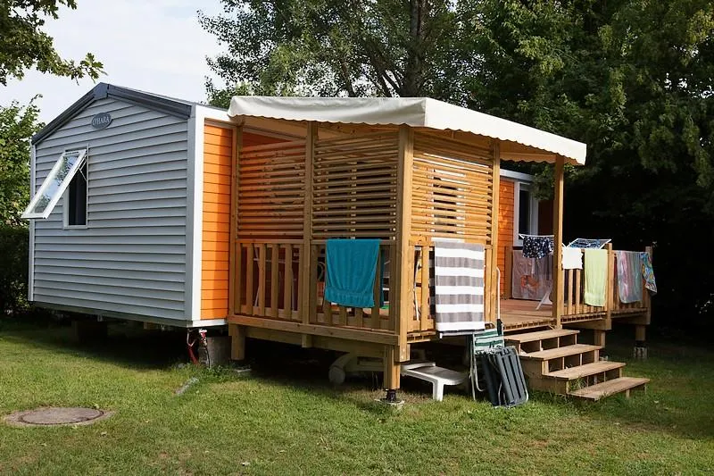 Mobil-Home Le Platane Dimanche (3 Chambres) + Grande Terrasse + Tv
