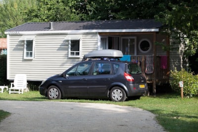 Mobil-home Le Châtaignier Standard 29m² (2bed-4p) + semi-covered terrace ?m²+ TV (Sam)
