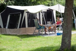 Piazzole - Piazzola Roulotte Grand Confort 110M² - Camping Brantôme Peyrelevade