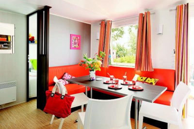 Mobil home  Le Platane (3 bedrooms) - Riverside - Large terrace - TV