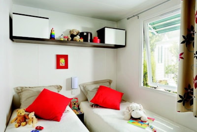 Mobil home  Le Platane (3 bedrooms) - Riverside - Large terrace - TV