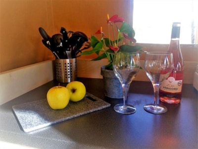 Lodge Safari tent 35 m² - 2 bedrooms - 10 m² covered terrace