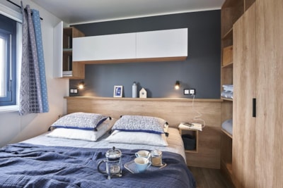 Mobil-home Luxe Premium 31m² (2bed-4pers) + semi-covered terrace 20.5m² + LV + CLIM