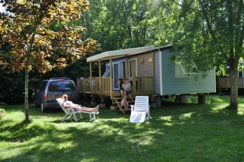 Mobilhome Le Chene Dimanche ( 2 Chambres)Grande Terrasse+ Tv