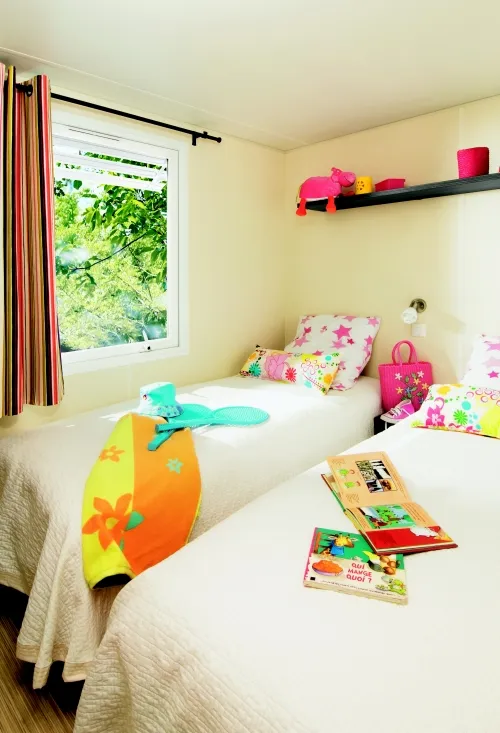 Mobilhome Le Chene Dimanche ( 2 Chambres)Grande Terrasse+ Tv