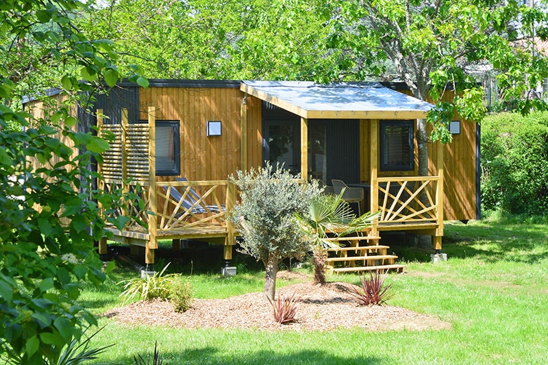 Mobilheim Olivier (2023), 2 Schlafzimmer 2 Badezimmer, großes Wohnzimmer (tv), Terrasse
