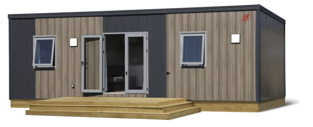 Neuheit 2026!Mobilheim Luxus L'ecrin Vert,Klimatisiert, 2 Zimmer, 2 Badezimmer,Klimatisiert,Tv