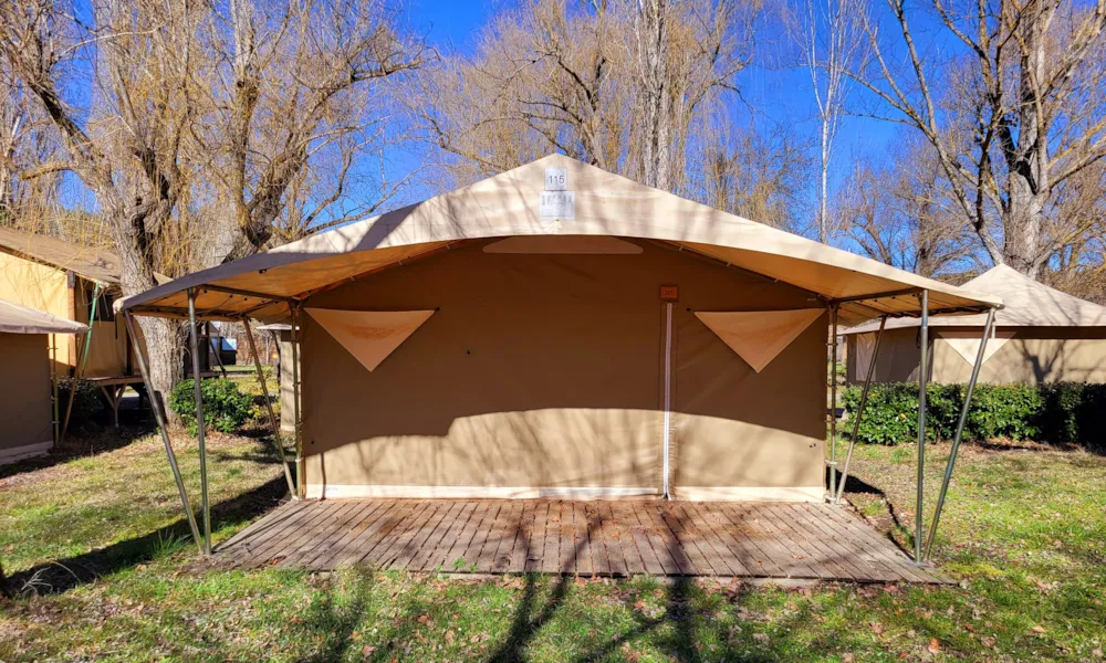 Huuraccommodatie(s) - Eco Lodge Met 2 Slaapkamers Zonder Sanitaire Voorzieningen - Camping Les Prés du Verdon
