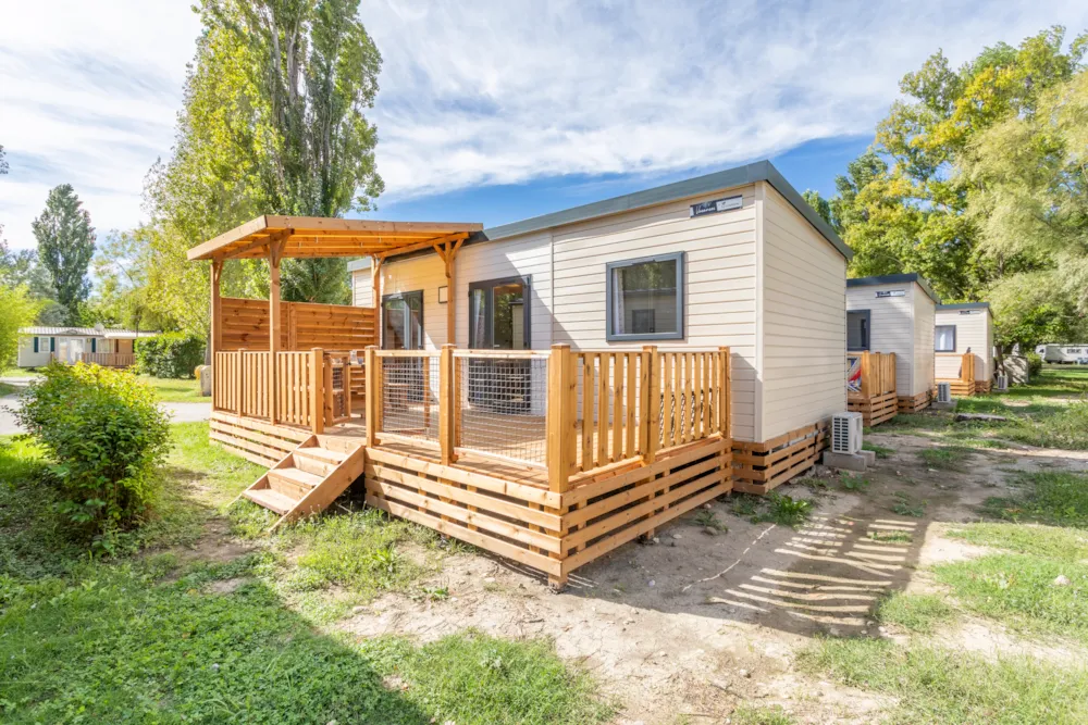 Huuraccommodatie(s) - Stacaravan Met 3 Slaapkamers Premium - Camping Les Prés du Verdon