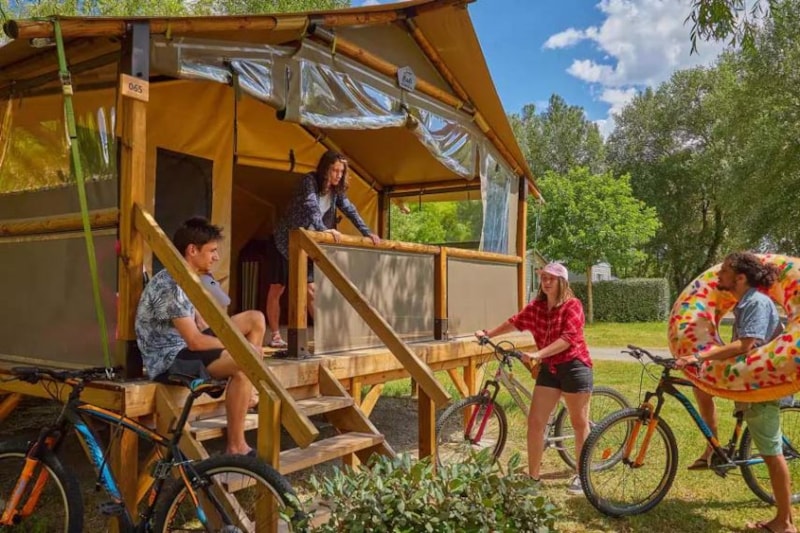 Comfort Lodge met 2 slaapkamers zonder sanitaire voorzieningen
