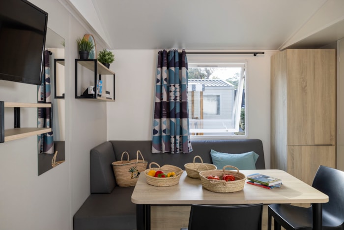 Mobil-Home Confort  - 2 Chambres+ Terrasse Couverte + Tv