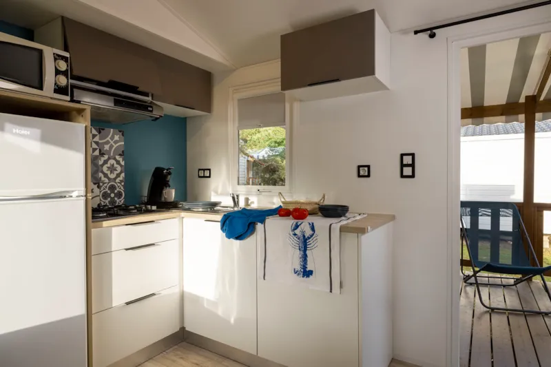 Mobil-Home Confort 27M²  - 2 Chambres + Terrasse Couverte + Tv