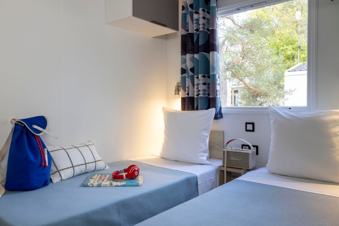 Mobil-Home Confort 30M² - 2 Chambres + Terrasse Couverte + Tv