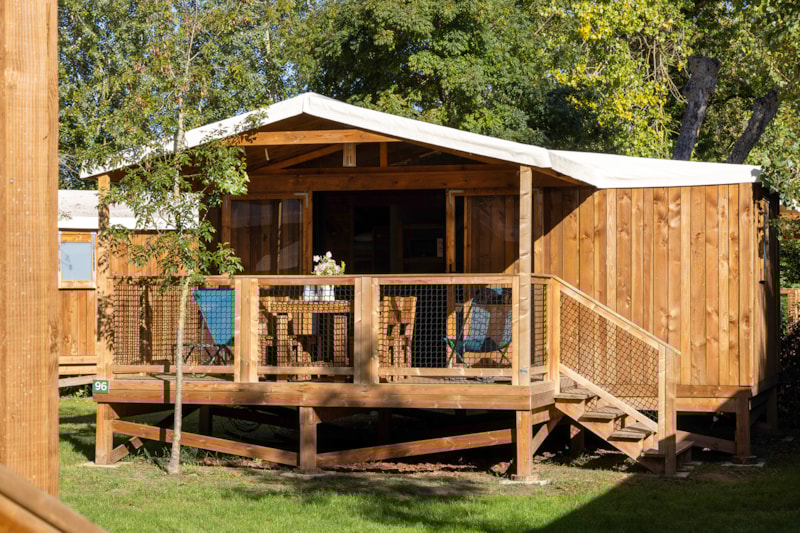 CosyFlower Confort 27m² - 2 Schlafzimmer + überdachte Terrasse + Klimaanlage