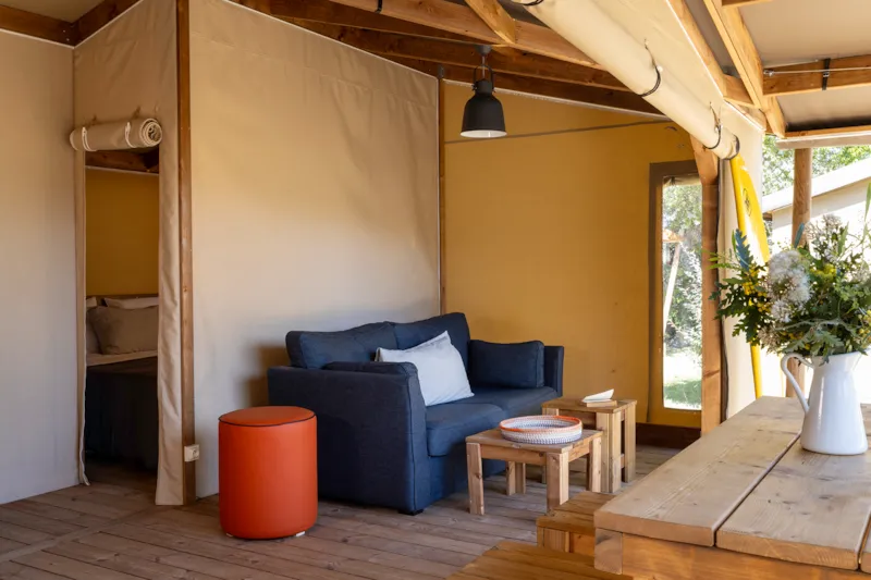 Cabane Cotton Confort 32M² - 3 Chambres + Terrasse Couverte + Quartier Piéton