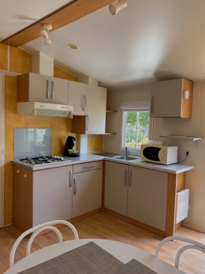 Mobil-home Confort - 2 bedrooms + Covered terrace + TV — 8