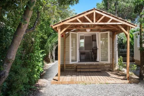 Huuraccommodatie(s) - Stacaravan Moon Tv - 19 M² - 1 Slaapkamer - image n°1 - Clico Chic - Eyrieux Camping