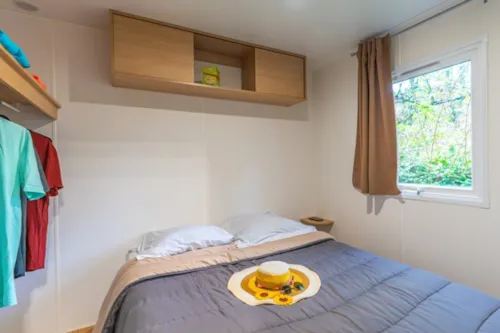 Huuraccommodatie(s) - Stacaravan Habana Airconditioning Tv - 25 M² - 2 Slaapkamers - image n°3 - Clico Chic - Eyrieux Camping