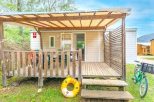 Locatif - Stacaravan Habana airconditioning TV - 25 m² - 2 slaapkamers - Clico Chic - Eyrieux Camping