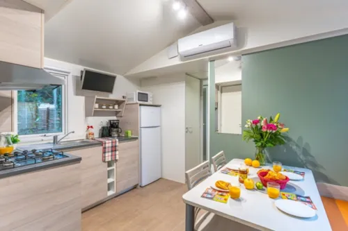 Huuraccommodatie(s) - Stacaravan Sun Top Presta - 29 M² - 2 Slaapkamers - image n°2 - Clico Chic - Eyrieux Camping