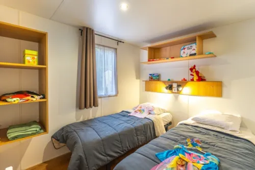 Accommodation - Mobile-Home Rose Top Presta - 33 M² - 2 Bedrooms - image n°5 - Clico Chic - Eyrieux Camping