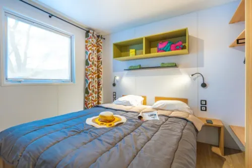 Huuraccommodatie(s) - Stacaravan Rose Top Presta - 38 M² - 3 Slaapkamers - image n°4 - Clico Chic - Eyrieux Camping