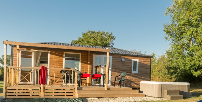 Mobile home 2 chambres - 1 salle de bain - Spa privatif - Dimanche