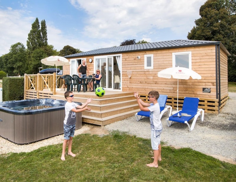 Mobile home 3 chambres - 2 salles de bain - Spa privatif - Dimanche