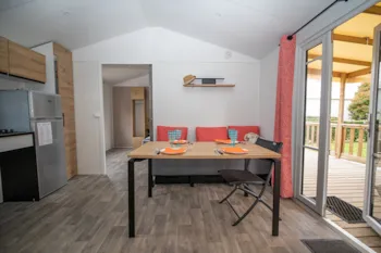 Mietunterkunft - Mobilheim Ausgestattet Für Behindertes 2 Zimmer - Camping Mirabel Les Prairies de la Mer