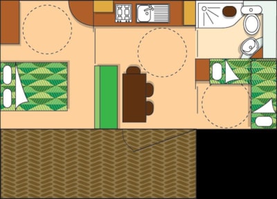 Mobilhome Optimeo adapted to the people with reduced mobility — 6