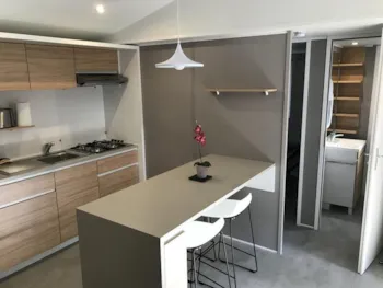 Huuraccommodatie(s) - Stacaravan Confort  32M² - 2 Kamers - Camping Le Relais de la Bresque