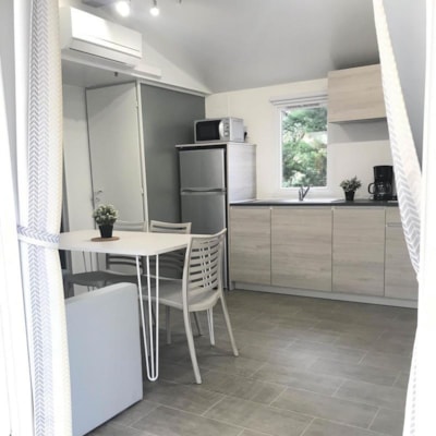 Mobile-home 36m² - air-conditioning + TV + sheltered terrace — 5