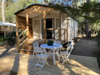 Mietunterkunft - Mobil Heim Confort 32M² - 2 Zimmer - Camping Le Relais de la Bresque