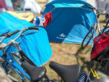 Shared Cycle And Hike Area