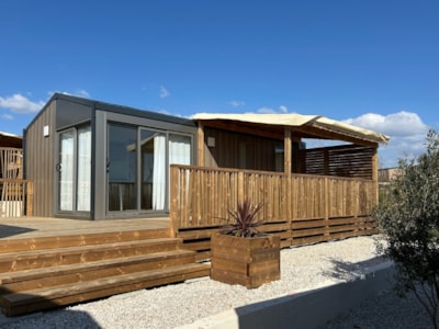 Mobile-Home PREMIUM Large Hillside 4 persons (Terrace 33m2)