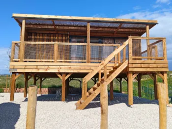 Mietunterkunft - Premium-Chalet Mit - Camping Les Tamaris