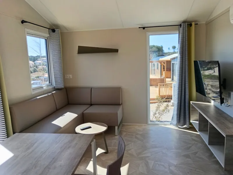 Mobil-Home Premium Large Colline 4 Places (Terrasse 33M2)