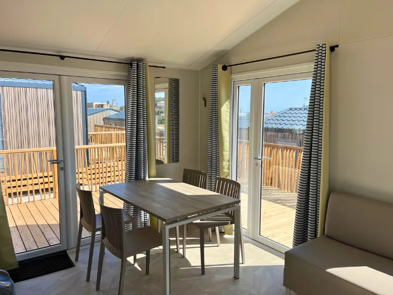 Mobil-Home Premium Large Colline 4 Places (Terrasse 33M2)