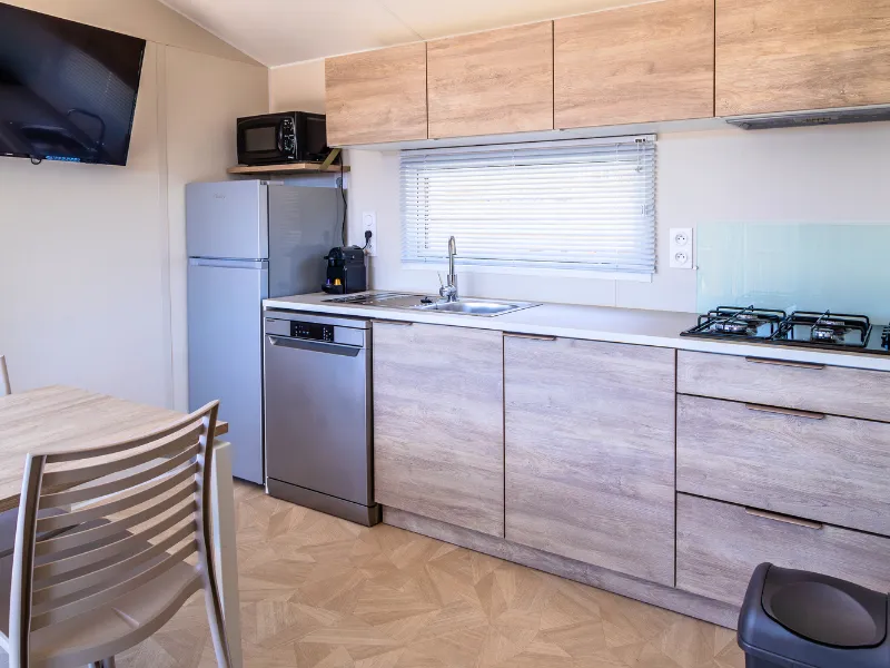 Mobil-Home Premium Large Colline 6 Places (Terrasse 33M2)